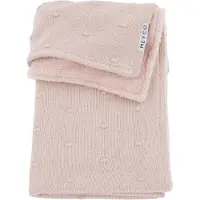 Meyco Deken Babybedje Mini Knots Teddy Soft Pink
