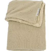 Meyco Deken Ledikant Mini Knots Sand