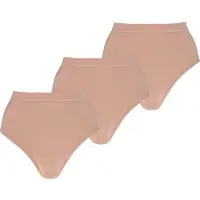 Apollo high waist slip met bamboe (set van 3) beige female | Maat: XL