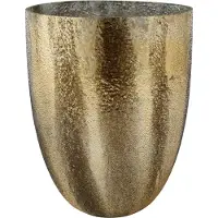 Ptmd collection PTMD Didi Gold shiny glass stormlight round XL (Goud, 23x28x23cm)