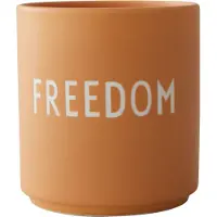 Design Letters favoriete mok 25 cl Freedom-orange