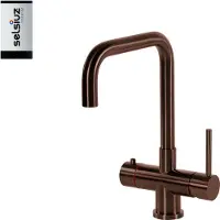 Selsiuz Inox kokend water kraan met titanium single boiler en U-uitloopkraan copper