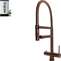 Selsiuz Inox XL kokend water kraan met combi extra boiler copper