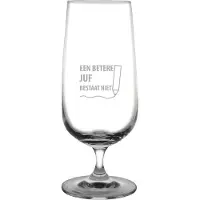 Fusion Gegraveerde bierglas op voet 41cl een betere juf bestaat niet