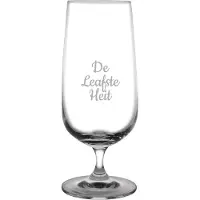 Fusion Gegraveerde bierglas op voet 41cl De Leafste Heit