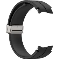INF Siliconen armband met vouwsluiting Black S Samsung Galaxy Watch5 Pro