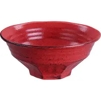 Tokyo Design Studio Rode Ramenkom - Mixed Bowl - Negoro - 21.2 x 9.2cm - 1350 ml