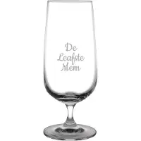 Fusion Gegraveerde bierglas op voet 41cl De Leafste Mem