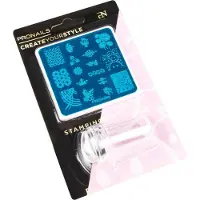PN Selfcare Nagelstempel Set - Stamping Kit - Nagelstickers - Nail Art - Roze - 16 Stuks