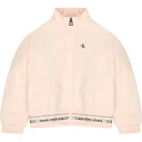 Calvin Klein Windbreaker - Logo Band - Creools Roze - - 14 jaar (164) - Tussenjassen