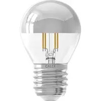 Calex 6x LED lamp E27 | Kogel P45 | Kopspiegel | Zilver | 2700K | Dimbaar | 3.5W (25W)