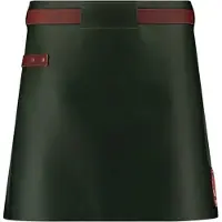 Witloft Schort Waist Down Green Cognac-63 x 60 cm