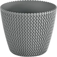 Prosperplast Bloempot - lichtgrijs - buiten - D40 x H33 cm - Plantenpotten