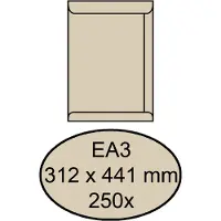 Quantore Envelop Quantore akte EA3 312x441mm cremekraft 250stuks