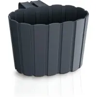 Prosperplast 2.2l Boardee Collection 19.4x21.2x13 Cm Flowerpot Zwart