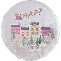 Ginger Ray - - Snowglobe Folie Kerstballon - 55 cm