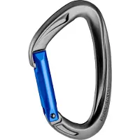 Mammut Crag Sleutelslot Karabijnhaak Bent Gate, zilver 2023 Karabijnhaken