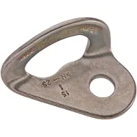 Edelrid Draco hanger verankeringsplaatje pak van 10 (Maat One Size, Grijs)