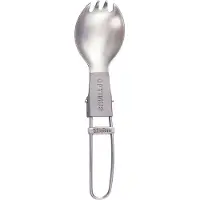Optimus Titanium Folding Spork - Campingbestek - Titanium