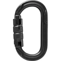 Edelrid Ovale Power 2500 Triple karabiner (Maat One Size, Zwart)