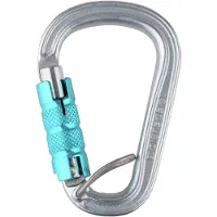 Edelrid - HMS Bruce Steel Triple FG II - HMS-karabiner grijs