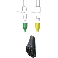 LEKI Gummid. Powergrip Pad Multi Nordic voetjes Zwart