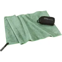 Cocoon Terry Towel Light, Microvezel Handdoek, bamboegroen