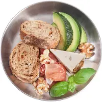 Tatonka Roestvrijstalen vlakke picknickplaat | Maat 16,5 cm