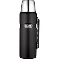 Thermos Stainless King 1,2 l thermoskan (Maat One Size, Zwart)