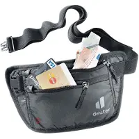 Deuter Security Money Belt I RFID Block - Heuptas Black Unieke maat