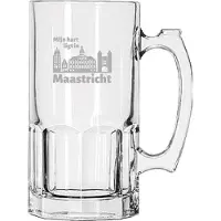 Libbey Gegraveerde Bierpul 1ltr Maastricht