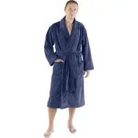 De Witte Lietaer Badjas Heren Gentle Sapphire Blue-S
