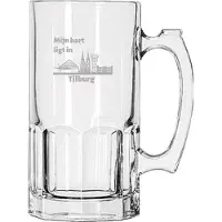 Libbey Gegraveerde Bierpul 1ltr Tilburg