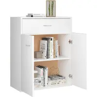 vidaXL Dressoir 60x30x75 cm bewerkt hout wit