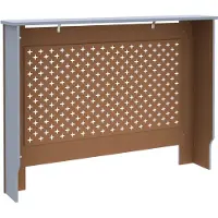 vidaXL Radiatorombouw 112x19x81,5 cm MDF antraciet