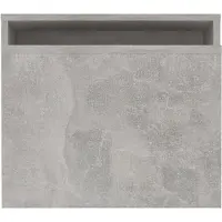 vidaXL Salontafelset 100x48x40 cm bewerkt hout betongrijs