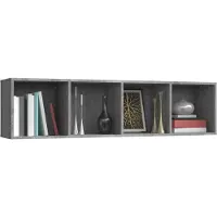 vidaXL Boekenkast / tv-meubel 143x30x36 cm grijs sonoma eikenkleurig
