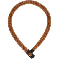 ABUS Fietsslot Kettingslot - IVERA Chain 7210 Color - Security level 8 - oranje - 110 cm - Geschikt voor elektrische fietsen en stadsfietsen