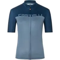 Castelli Fietsshirt Women Velocissima Jersey Light Steel Blue Moonlit Ocean-M