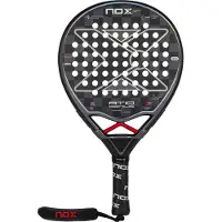 NOX At10 Genius 18k By Agustin Tapia Padel Racket Zwart
