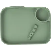 Done by Deer Bord Plate Peekaboo Deer Friends Green