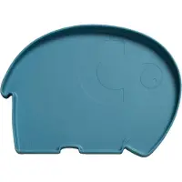 Sebra Fanto The Elephant Silicone Bord - Kinderborden Siliconen Vintage Blue - 700710006