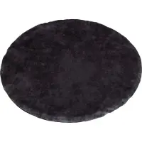 Kidsmill Velours Boxmatras Hoes Rond Graphite 90 cm