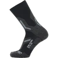 UYN Wandelsok Men Trekking 2In Merino Mid Black Grey-Schoenmaat 45 - 47