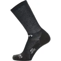 UYN Fietssok UYN Men Aero Winter Black White-Schoenmaat 45 - 47