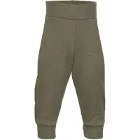 Engel - Baby Hose mit Nabelbund - Merino-ondergoed 86/92, olijfgroen