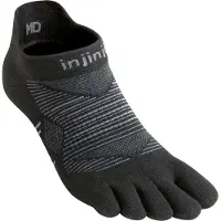 Injinji Run Lightweight No-Show Coolmax Noir L (44.5 - 47)