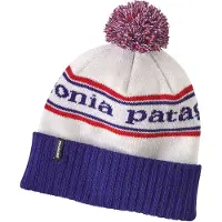 Patagonia Muts Patagonia Powder Town Beanie Stripe Viking Blue