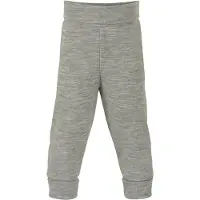 Engel - Baby Hose mit Nabelbund - Merino-ondergoed 86/92, grijs
