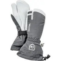 Hestra - Army Leather Heli Ski 3 Finger - Handschoenen 11, grijs/zwart